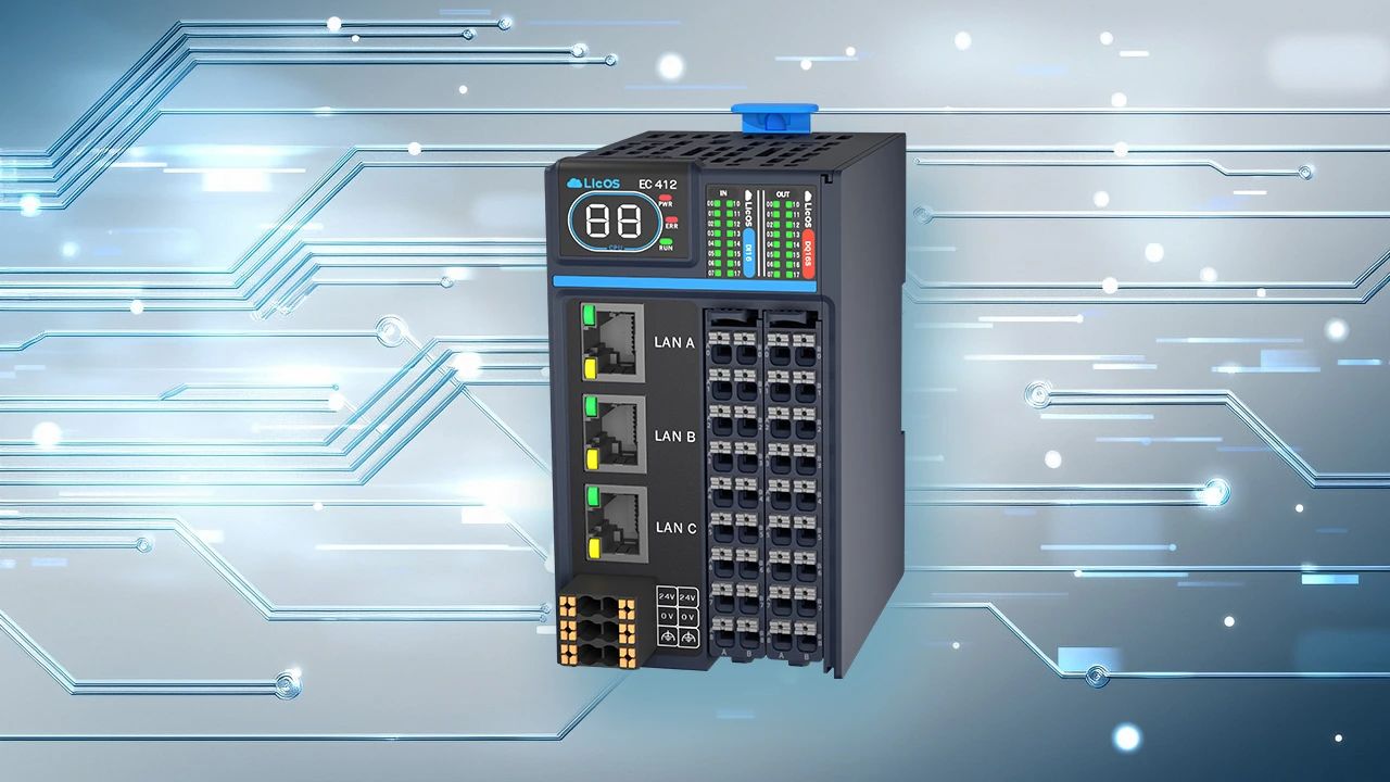 聯(lián)誠EC400大型PLC，支持雙PLC冗余